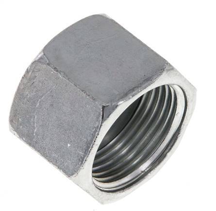 UN 1-3/16''-12 Tapa final de acero galvanizado ORFS 400 Bar