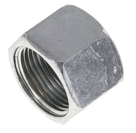 UN 1-3/16''-12 Tapa final de acero galvanizado ORFS 400 Bar