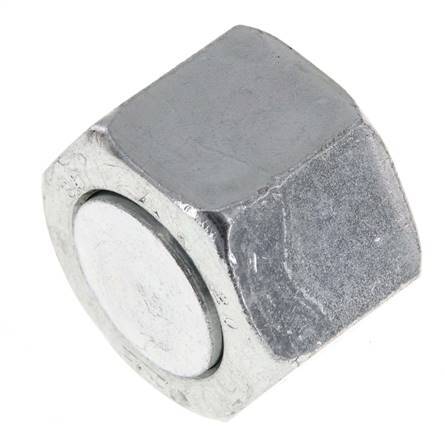 UN 1-3/16''-12 Tapa final de acero galvanizado ORFS 400 Bar