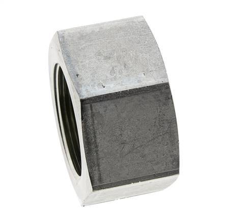 1 1/2'' NPT Tapón de cierre de acero galvanizado con hexágono exterior 70 Bar
