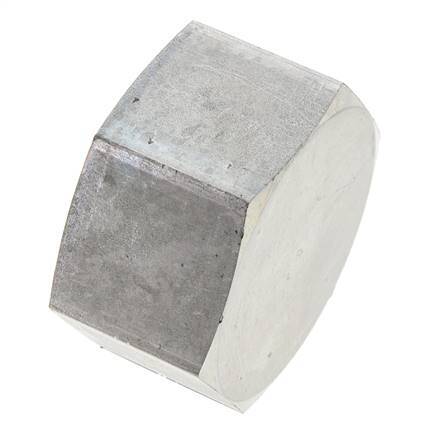 1 1/2'' NPT Tapón de cierre de acero galvanizado con hexágono exterior 70 Bar