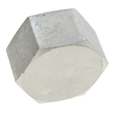 1 1/2'' NPT Tapón de cierre de acero galvanizado con hexágono exterior 70 Bar