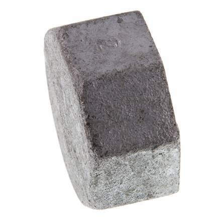 Rp 2'' Zinc plated Cast iron End cap 25 Bar
