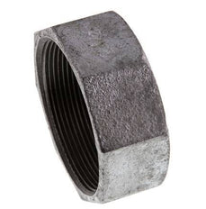 Rp 2 1/2'' Zinc plated Cast iron End cap 25 Bar
