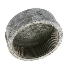 Rp 2 1/2'' Zinc plated Cast iron End cap Round 25 Bar