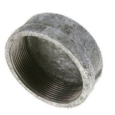Rp 2 1/2'' Zinc plated Cast iron End cap Round 25 Bar