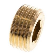 G 1/2'' Brass Closing plug with Inner Hex without collar 16 Bar [2 Pieces]