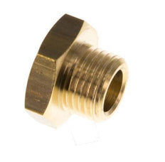 G 1/8'' Brass Closing plug with Outer Hex 16 Bar [10 Pieces]