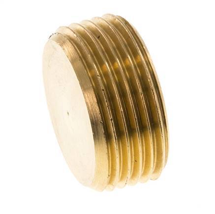 3/4'' Brass Closing plug with Inner Hex without collar 16 Bar [2 Pieces]