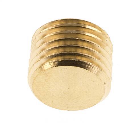 M14x1.5 Brass Closing plug with Inner Hex without collar 16 Bar [5 Pieces]