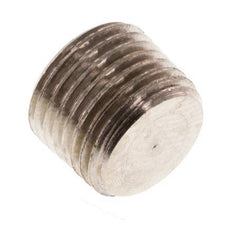 1/8'' Nickel plated Brass Closing plug with Inner Hex without collar 16 Bar [10 Pieces]