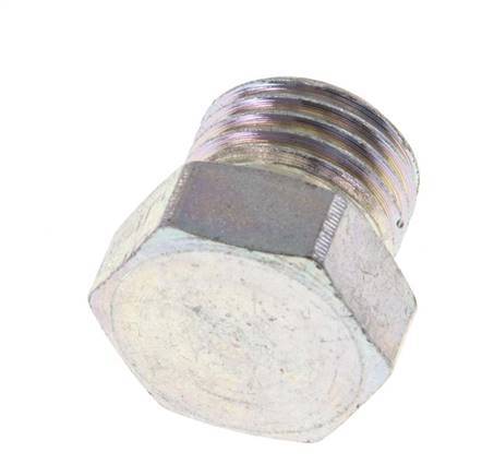UNF 9/16''-18 Zinc plated Steel Closing Plug ORFS 630 Bar [2 Pieces]