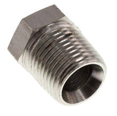 Tapón de cierre de acero galvanizado de 1/2'' NPT macho con barra exterior hexagonal 210