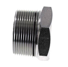 1 1/2'' NPT Male Zinc plated Steel Closing plug with Outer Hex 70 Bar