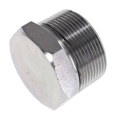 1 1/2'' NPT Male Zinc plated Steel Closing plug with Outer Hex 70 Bar