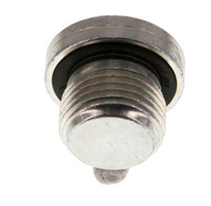 G 3/8'' Macho Tapón de cierre de acero galvanizado con hexágono interior y junta NBR 400 Bar [2 Piezas]