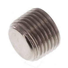 1/8'' Stainless steel Closing plug with Inner Hex without collar 40 Bar [2 Pieces]