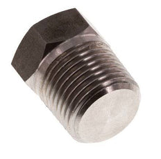 3/8'' NPT Male Stainless steel Closing plug with Outer Hex 210 Bar