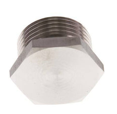 G 1'' Tapón de cierre de acero inoxidable con hexágono exterior 40 Bar