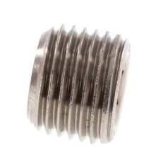 M10x1 Acero inoxidable Tapón de cierre con Hexágono interior sin cuello (cónico) 40 Bar