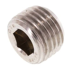 M14x1.5 Stainless steel Closing plug with Inner Hex without collar (conical) 40 Bar