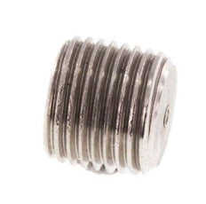 G 1/8'' Tapón de cierre de acero inoxidable con hexágono interior sin collarín 40 Bar