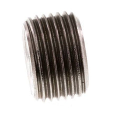 G 3/8'' Tapón de cierre de acero inoxidable con hexágono interior sin collarín 40 Bar