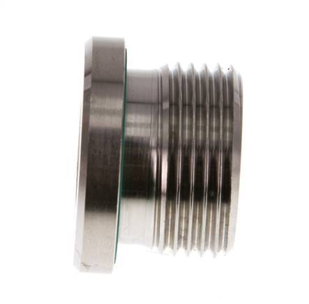 G 3/4'' Macho Tapón de cierre de acero inoxidable con hexágono interior y junta FKM 400 Bar