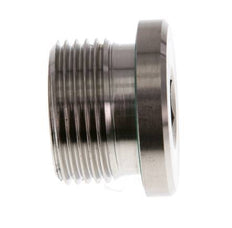 G 3/4'' Macho Tapón de cierre de acero inoxidable con hexágono interior y junta FKM 400 Bar