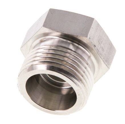 12S Tapón de cierre de acero inoxidable para tubos 630 Bar DIN 2353