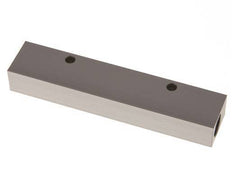 2xG 3/8'' x 4xG 1/4'' Bloque distribuidor de aluminio de una cara 16 barras