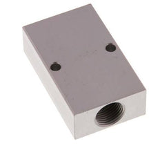 2xG 3/8'' x 2xG 1/8'' Aluminium Distributor Block One-sided 16 Bar