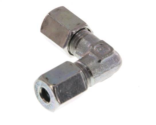 4LL Codo de acero galvanizado de 90 grados Anillo de corte 100 Bar DIN 2353