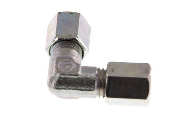 4LL Codo de acero galvanizado de 90 grados Anillo de corte 100 Bar DIN 2353