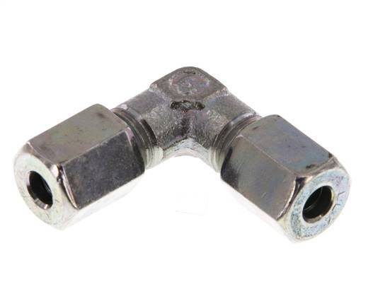 4LL Codo de acero galvanizado de 90 grados Anillo de corte 100 Bar DIN 2353