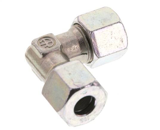 10S Zinc plated Steel 90 deg Elbow Cutting ring 630 Bar DIN 2353