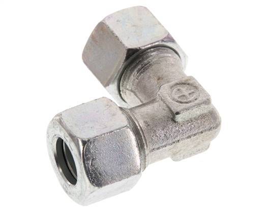 codo de acero 12L galvanizado de 90 grados Anillo de corte 315 Barra DIN 2353