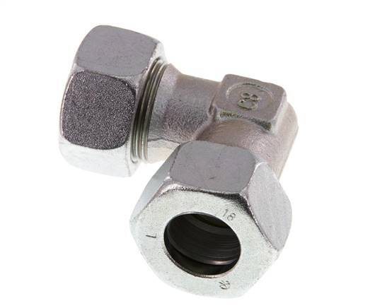 codo de 90 grados de acero galvanizado 18L Anillo de corte de 315 barras DIN 2353