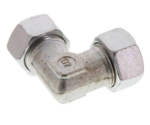 codo de 90 grados de acero galvanizado 22L Anillo de corte de 160 barras DIN 2353