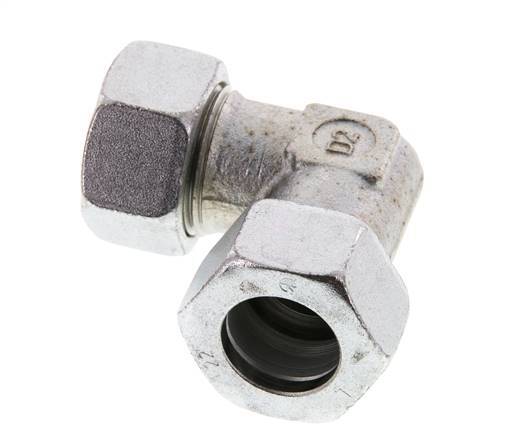 codo de 90 grados de acero galvanizado 22L Anillo de corte de 160 barras DIN 2353