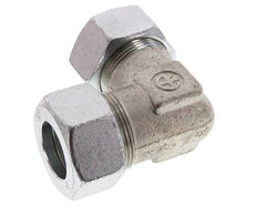 30S Zinc plated Steel 90 deg Elbow Cutting ring 400 Bar DIN 2353