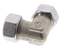 30S Zinc plated Steel 90 deg Elbow Cutting ring 400 Bar DIN 2353