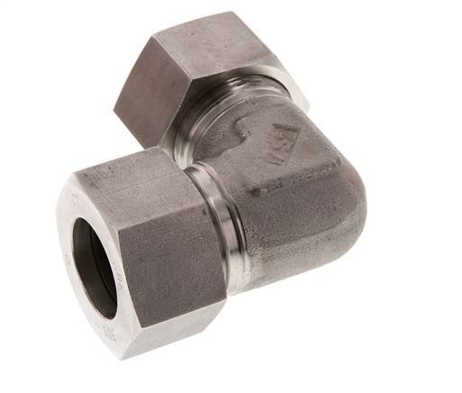 30S Stainless steel 90 deg Elbow Cutting ring 400 Bar DIN 2353