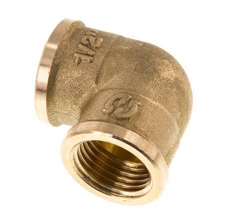 G 1/2'' Brass 90 deg Elbow Fitting 16 Bar