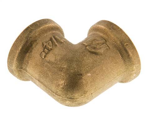 G 1/4'' Brass 90 deg Elbow Fitting 16 Bar [2 Pieces]