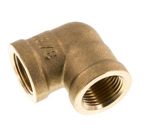 G 3/8'' Brass 90 deg Elbow Fitting 16 Bar [2 Pieces]