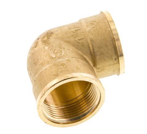 G 1 1/4'' Codo de latón de 90 grados 16 Bar