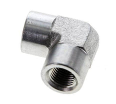 1/8'' NPT Zinc plated Steel 90 deg Elbow Fitting 345 Bar - Hydraulic