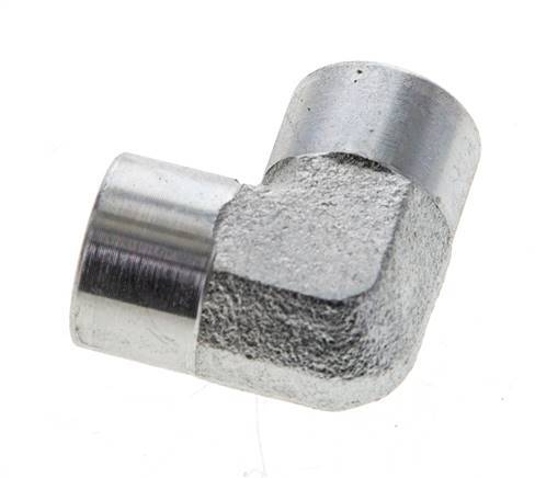 1/8'' NPT Zinc plated Steel 90 deg Elbow Fitting 345 Bar - Hydraulic