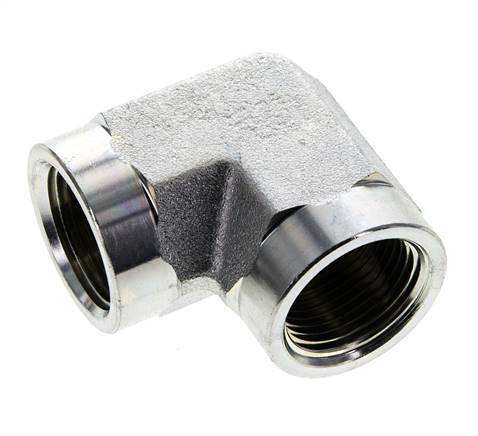 codo de 90 grados de acero galvanizado de 3/4'' NPT 170 Bar - Hidráulico